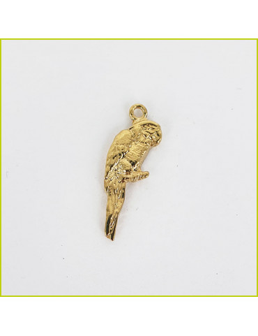 Breloque Perroquet doré