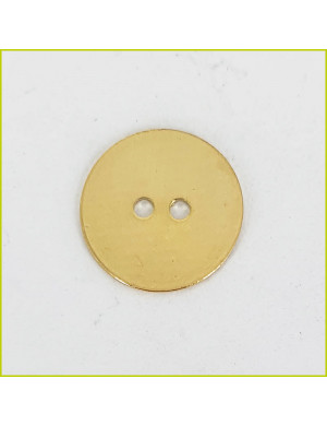 Disque bouton doré
