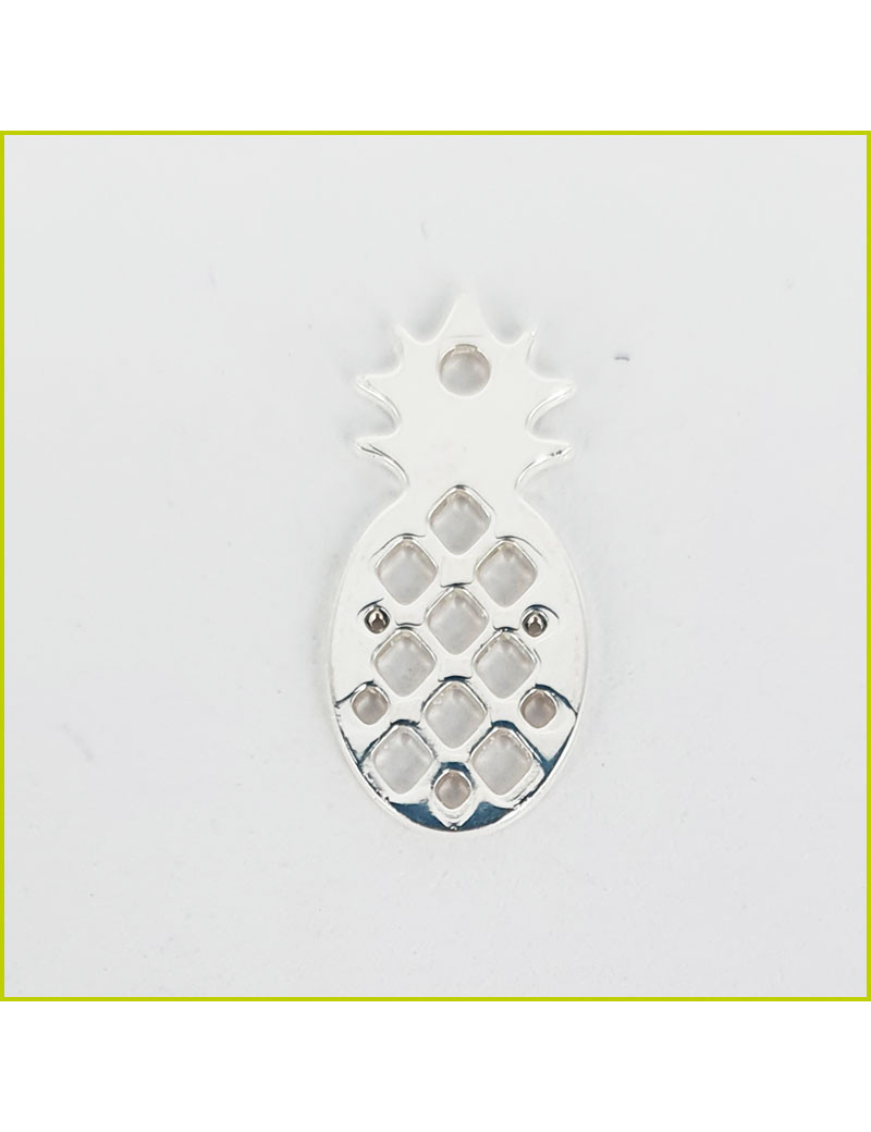 Breloque Ananas mini argenté