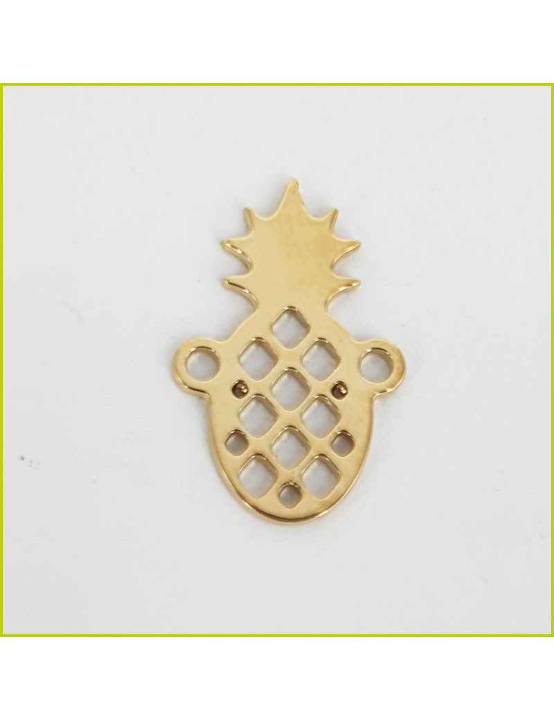 Breloque Ananas minibis doré