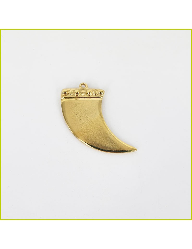 Pendentif Dent Requin doré