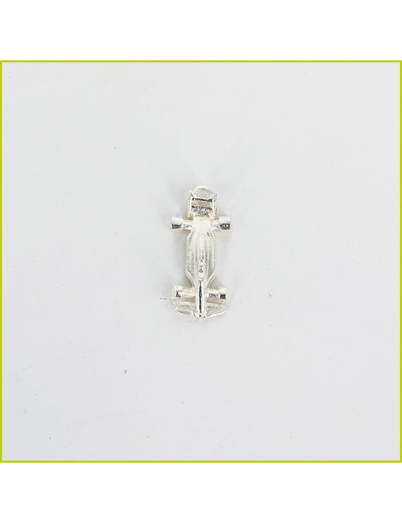 Breloque Voiture Course argent