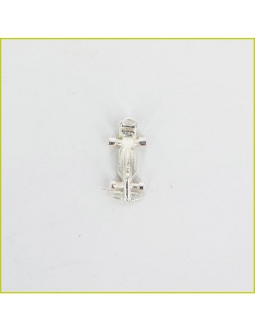 Breloque Voiture Course argent