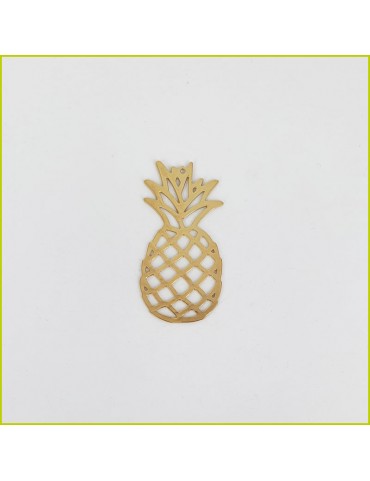 Sautoir Ananas ajouré doré