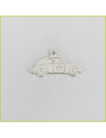 Breloque Voiture Coccinelle argent