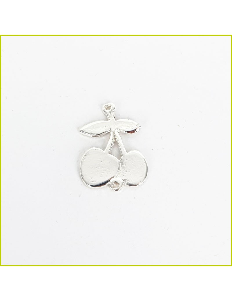 Connecteur Cerise argenté