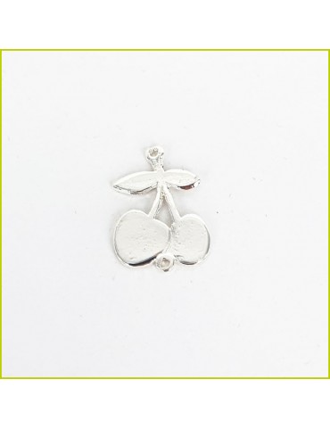 Connecteur Cerise argenté