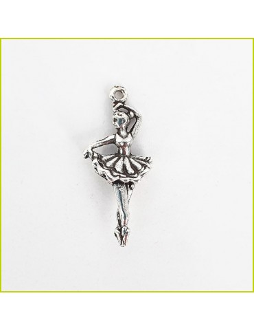 Pendentif Danseuse argenté
