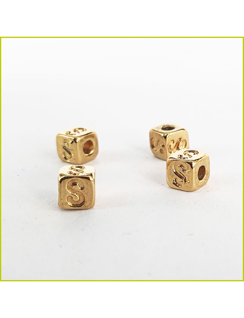 Perle Cube S doré