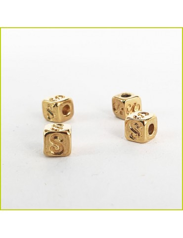 Perle Cube S doré