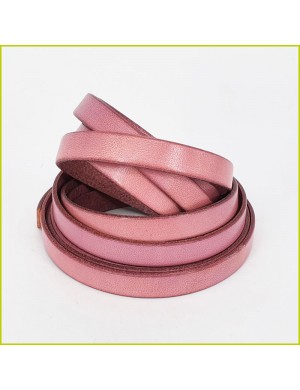 Cuir vachette rose ancien