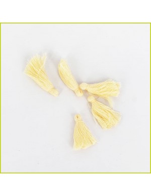 Le lot de 50 Breloques Pompon ivoire