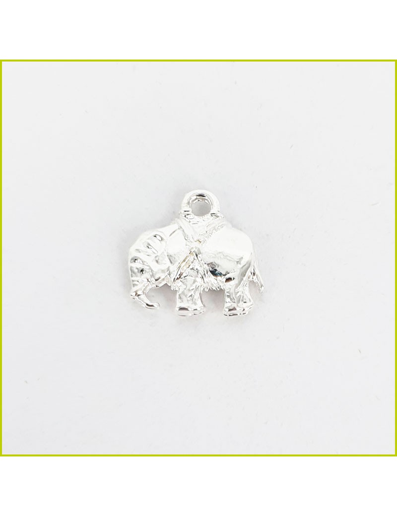 Breloque Éléphant argent