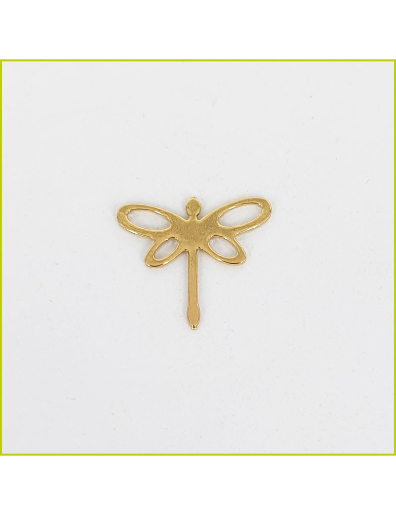 Connecteur Libellule doré