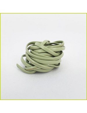 Cuir souple vert amande