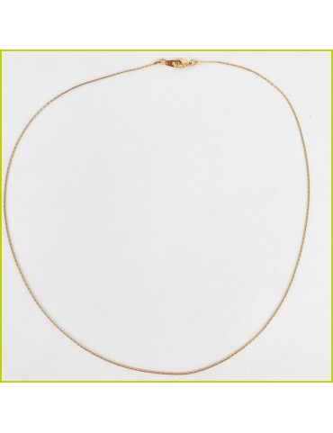 Chaine montée maille Cardano dorée