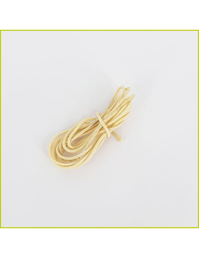 Cordon en coton couleur ivoire